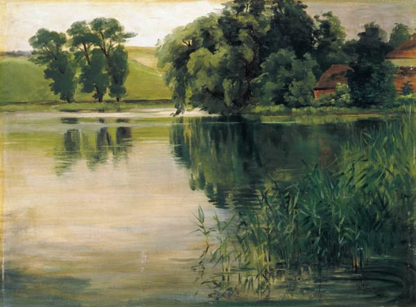 An einem kleinen See from Wilhelm Trübner