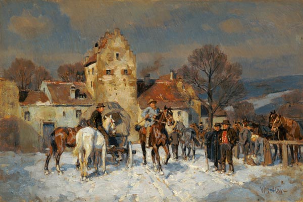 Horse market into francs from Wilhelm Velten