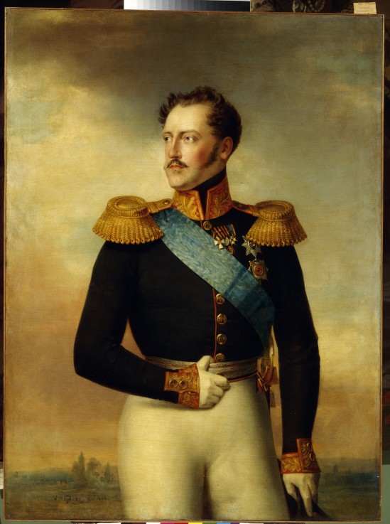 Portrait of Emperor Nicholas I  (1796-1855) from Wilhelm August Golicke