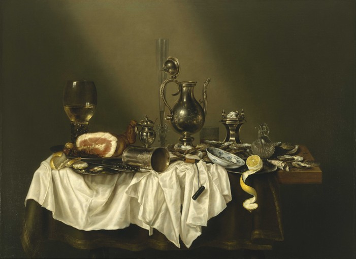 Banquet Piece with Ham from Willem Claesz Heda