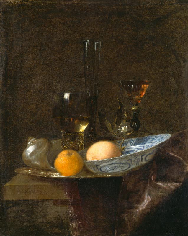 Still Life with Oranges from Willem Kalf