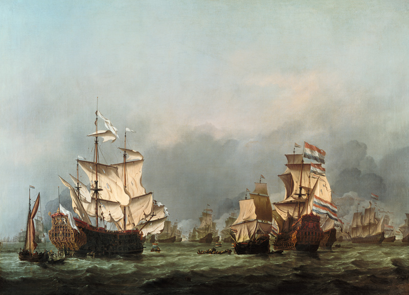 The Surrender of the Royal Prince, 3rd June from Willem van de Velde the Younger