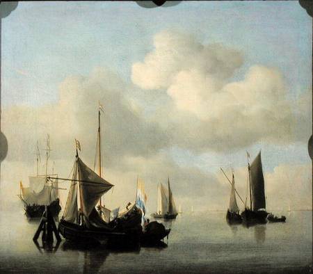 Seascape in Calm Weather from Willem van de Velde the Younger