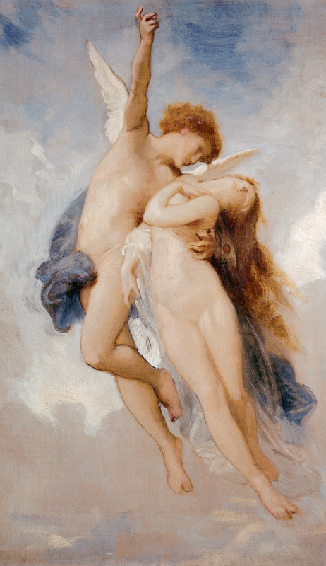 Cupid and Psyche from William Adolphe Bouguereau