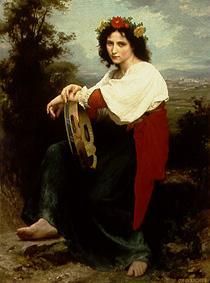 Italian with Tambourin from William Adolphe Bouguereau