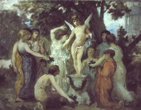 Offering to Cupid from William Adolphe Bouguereau