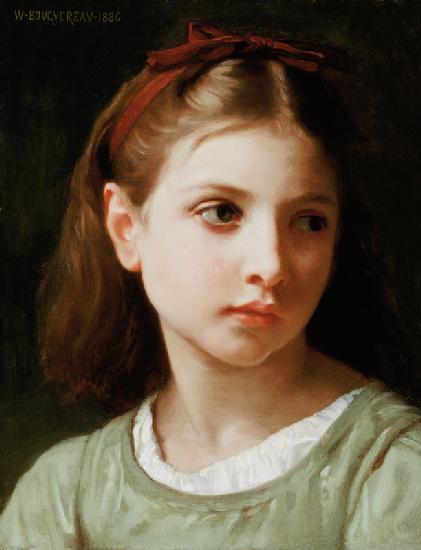 Portrait of a young girl - bust