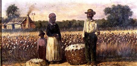 Cotton Pickers in the American South (board) (for pair see 67736) from William Aiken Walker