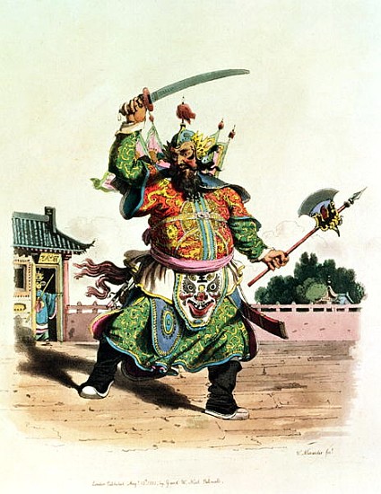 A Chinese Comedian, illustration from ''The Costume of China'' from William Alexander