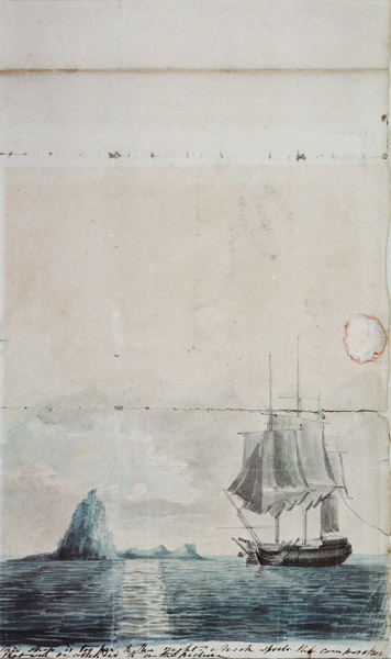 A Seascape, (sketch design, one of two) from William Anderson