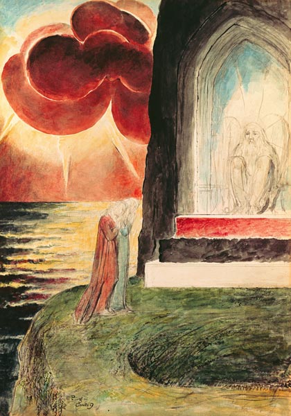 9th song from the string to Dantes of divine comedy from William Blake