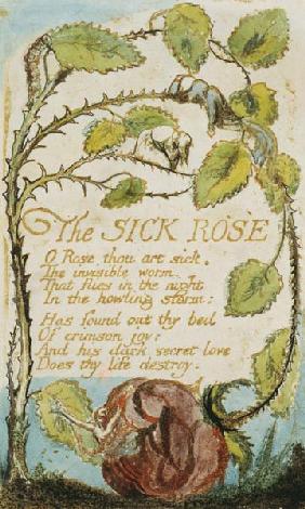 The Sick Rose, from Songs of Innocence