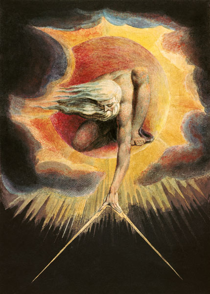 Ancient of Days (aka God creating the Universe)  from William Blake