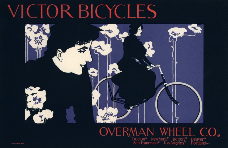 Victor Bicycles, Overman Wheel Co (Poster) from William Bradley