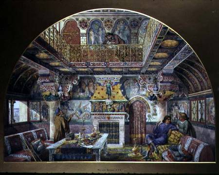 Design for the Decoration of the Summer Smoking Room at Cardiff Castle from William Burges
