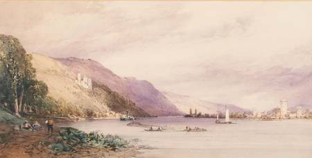 On the Rhine from William Callow