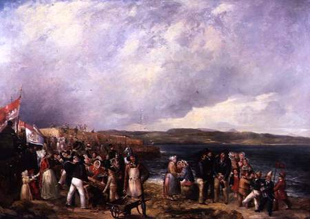 The Opening of Granton Harbour, Edinburgh from William 'de Lond' Turner