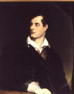 Lord Byron after a Portrait painted by Thomas Phillips in 1814 (see 41918), 1844 (enamel)