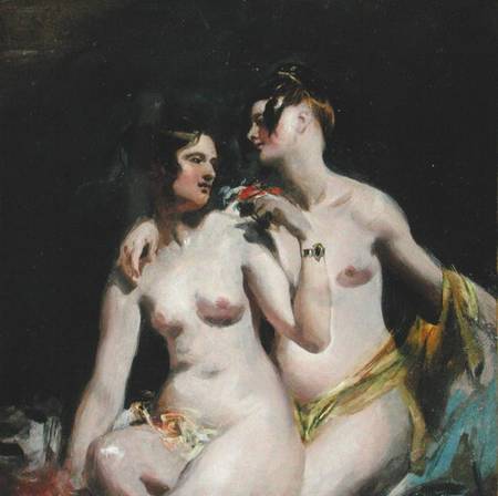 Two Female Nudes from William Etty