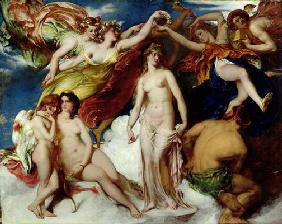 Pandora Crowned by the Seasons, 1824 (oil on canvas)