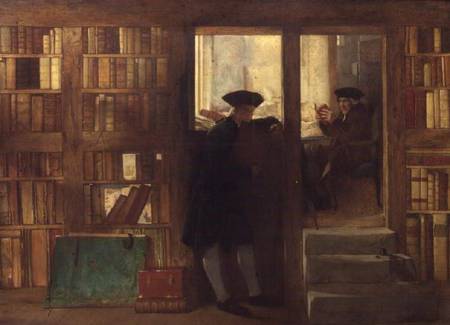 The Bibliophilist's Haunt or Creech's Bookshop from William Fettes Douglas