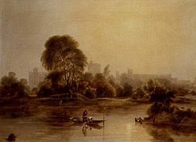 Look at the Windsor Castle over the Thames from William Fowler