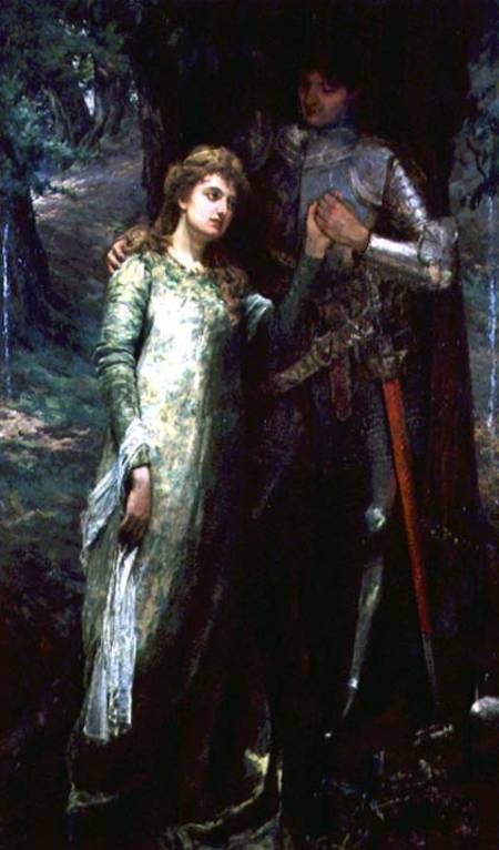 A knight and his lady from William G. Mackenzie