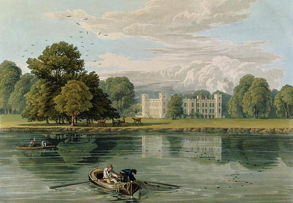 Sion House, engraved by Robert Havell (1769-1832) 1815 (colour engraving) from William Havell