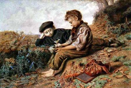 Schoolboys with a Stolen Nest from William Henry Hunt