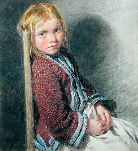 The Shy Sitter from William Henry Hunt