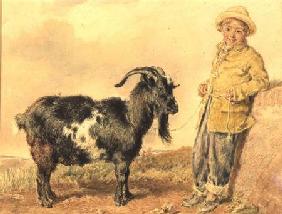 Boy and Goat