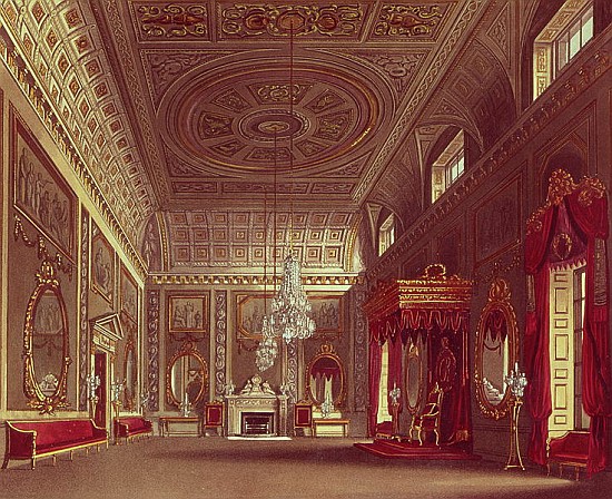 The Saloon, Buckingham Palace from Pyne''s ''Royal Residences'' from William Henry Pyne