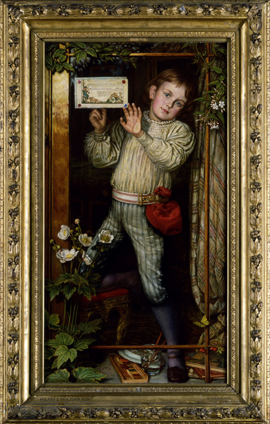 Master Hilary - The Tracer from William Holman Hunt