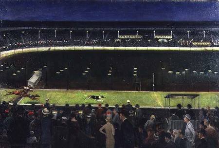 A Greyhound Racing Scene from William Howard Robinson