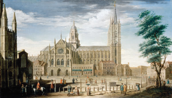 The North Front of Westminster Abbey from William James