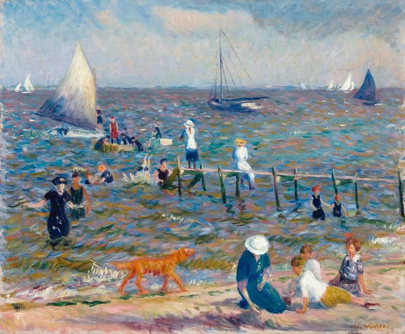 The Little Pier from William James Glackens