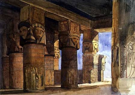 Temple of Denderah, Upper Egypt  on from William James Muller
