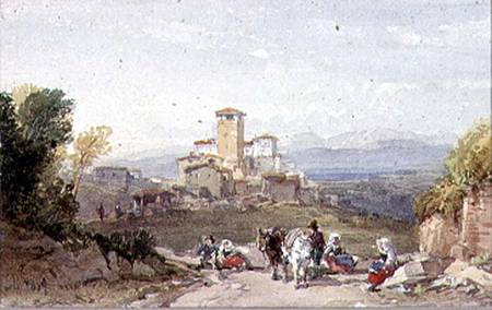 Strada di Aquila, Abruzzi from William Leighton Leitch