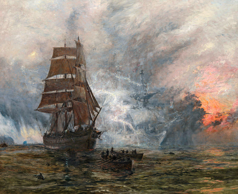 The Phantom Ship from William Lionel Wyllie