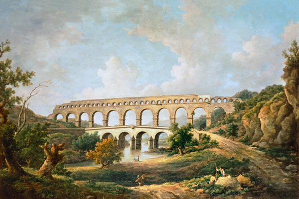The Pont du Gard, Nimes from William Marlow