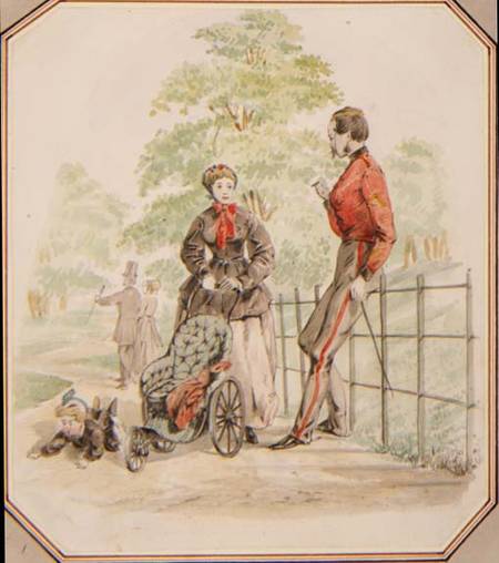 A Young Nursemaid neglecting her Charge from William McConnell