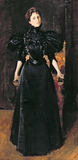 Portrait of a Lady in Black from William Merrit Chase