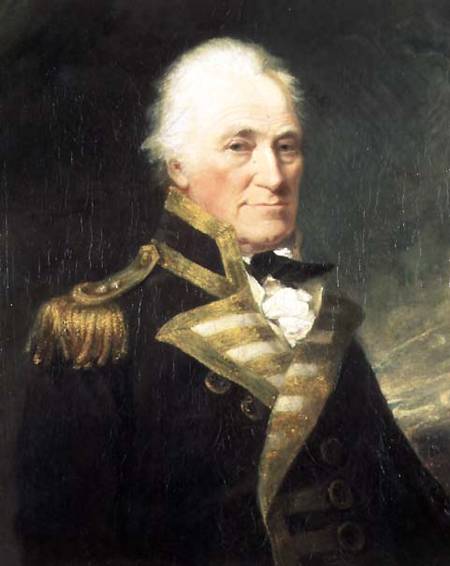 Portrait of Vice-Admiral John Hunter from William Mineard Bennett