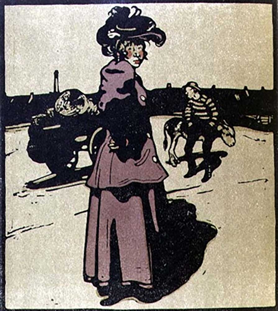 Coster, illustration from London Types, published by William Heinemann, 1898 from William Nicholson