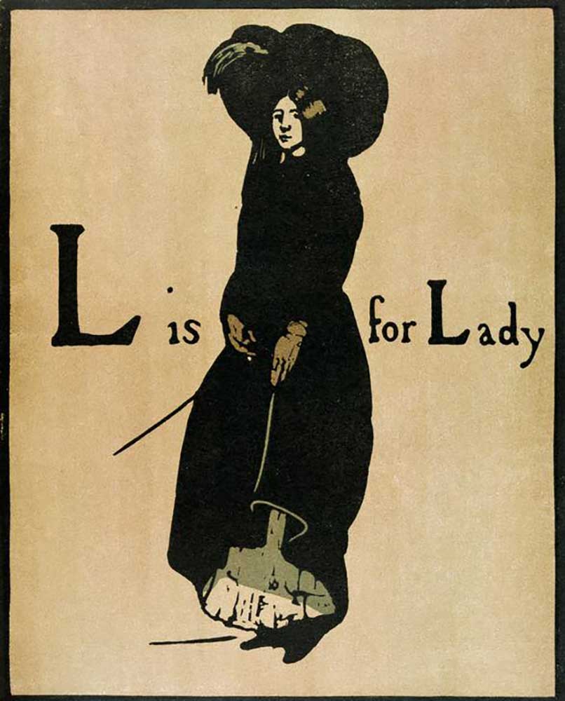 L is for lady from William Nicholson