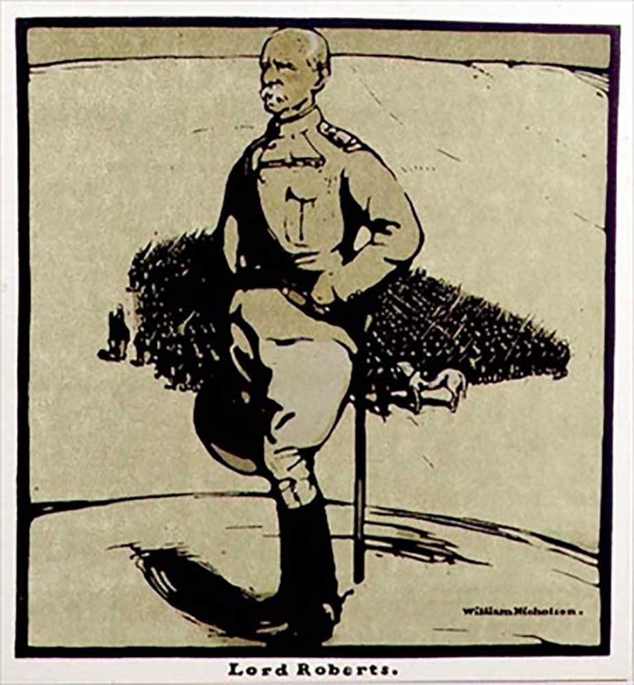 Lord Roberts, from Twelve Portraits, first published by William Heinemann, 1899 from William Nicholson