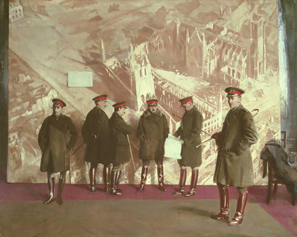 Canadian Headquarters Staff, 1918 from William Nicholson