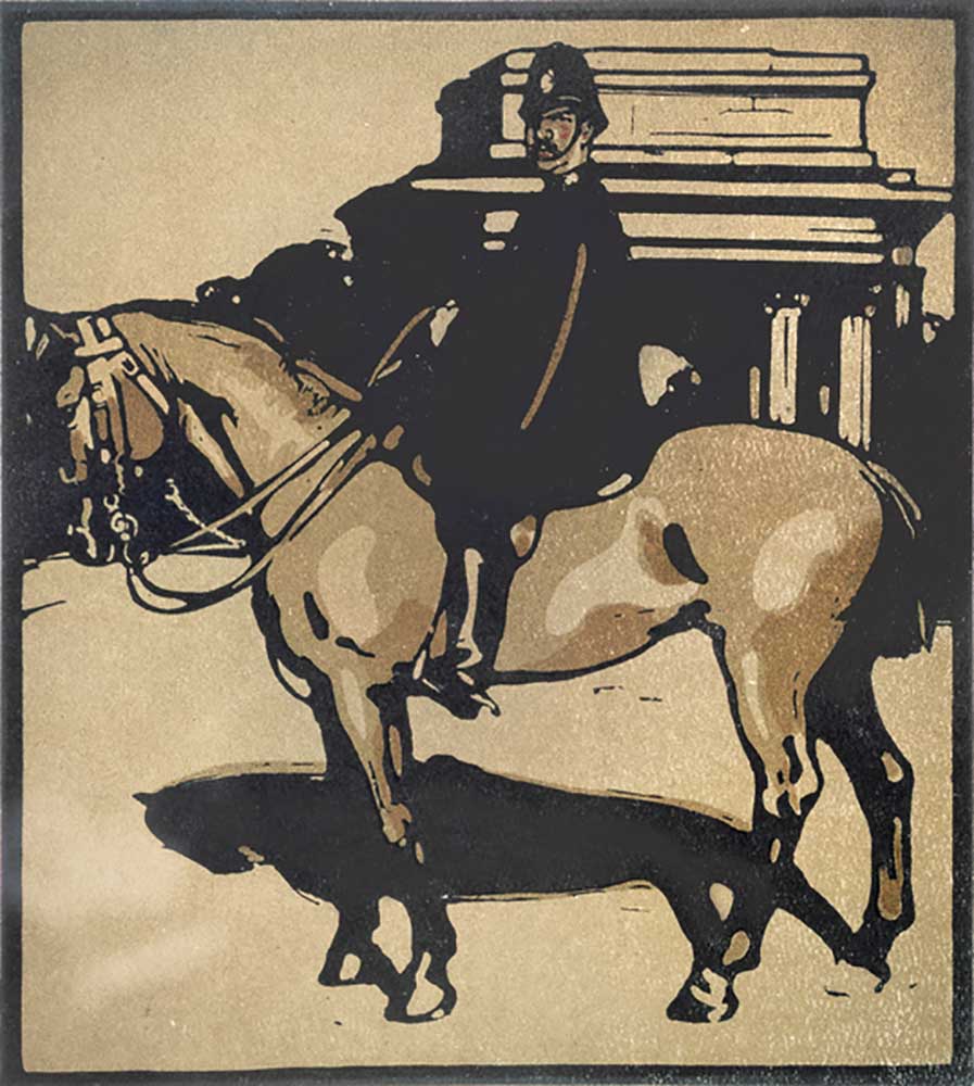 Policeman from London Types published by William Heinemann, 1898 from William Nicholson
