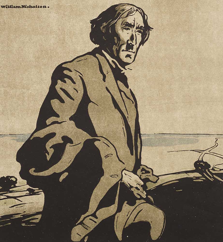 Portrait of Sir Henry Irving, from Twelve Portraits, First Series, 1899 from William Nicholson