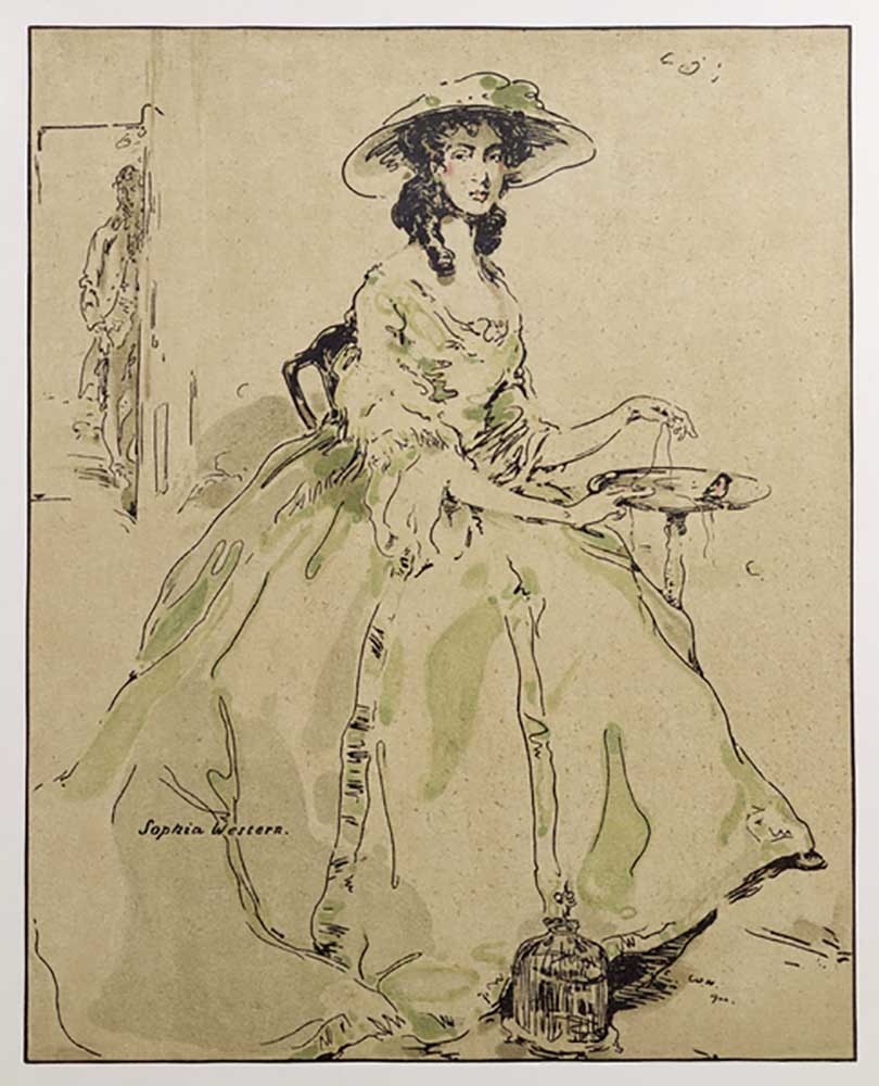Sophia Western, illustration from Characters of Romance, first published 1900 from William Nicholson
